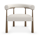 Bali Accent Chair, Oatmeal Melange Boucle