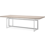 Wish You Were Here Travertine Dining Table, 100"W x 44"D