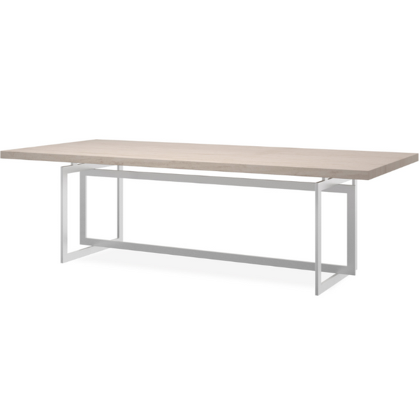 Wish You Were Here Travertine Dining Table, 100"W x 44"D