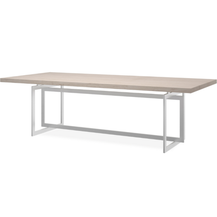 Wish You Were Here Travertine Dining Table, 100"W x 44"D