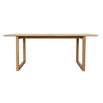 Hover Dining Table, Light Oak, 75"W
