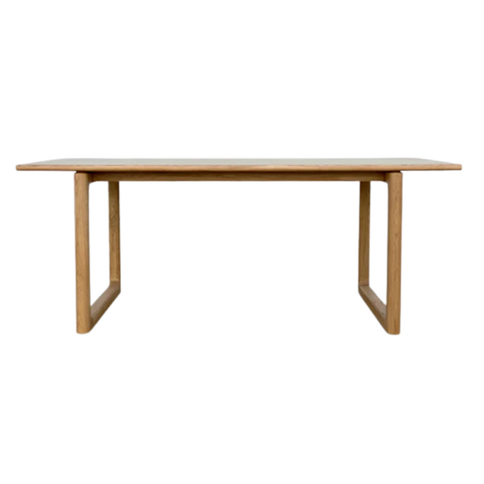 Hover Dining Table, Light Oak, 75"W
