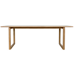 Hover Dining Table, Light Oak, 86.6"W