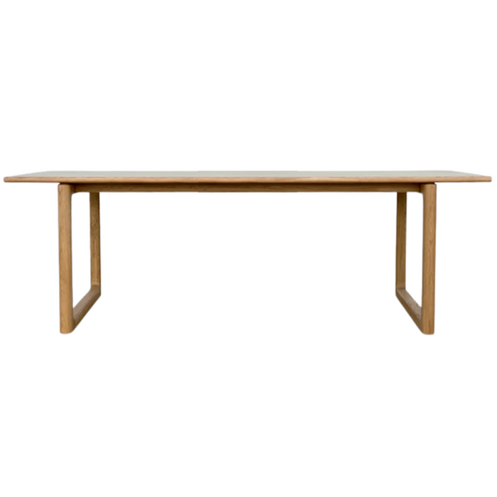 Hover Dining Table, Light Oak, 86.6"W