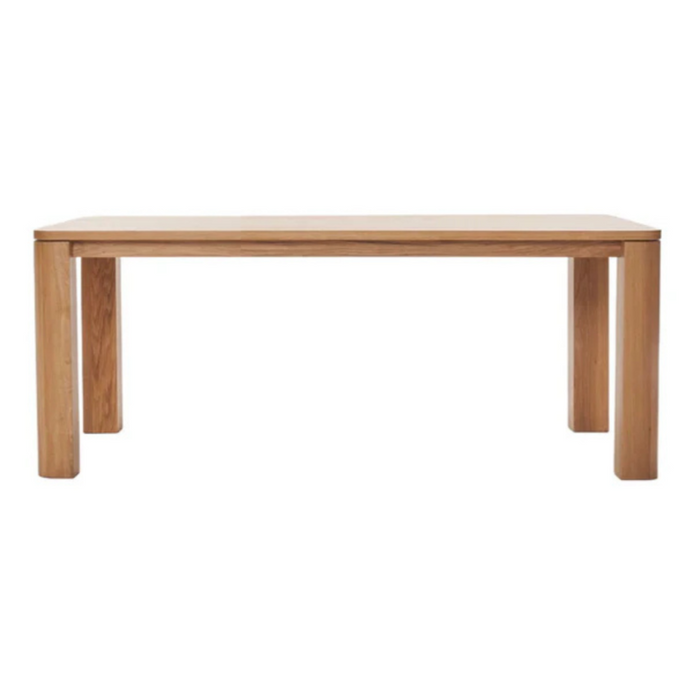 Oli Dining Table, Light Oak, 86.6"W x 39.4"D