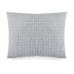 Devon Oversized Throw & Sham Collection, Cobalt/Linen Reversible