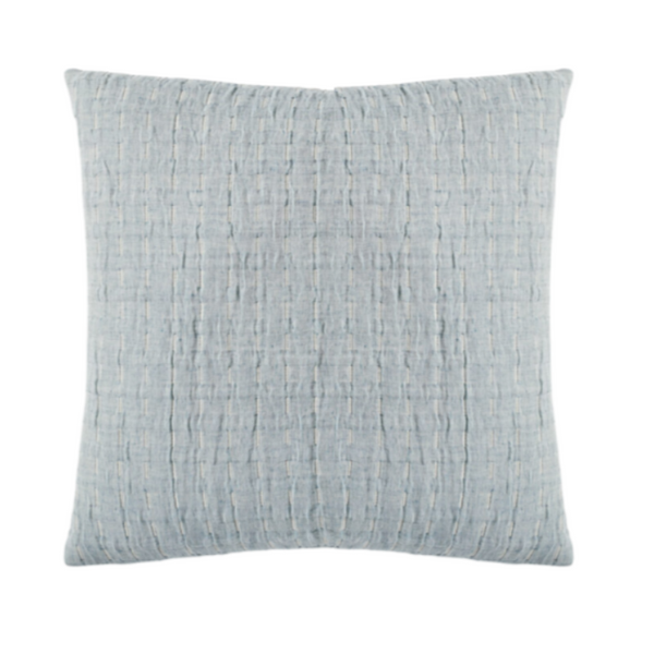 Devon Oversized Throw & Sham Collection, Teal/Linen Reversible