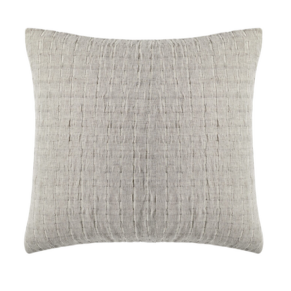 Devon Oversized Throw & Sham Collection, Oak/Linen Reversible
