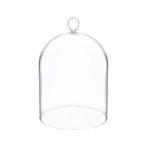 Glass Cloche, 5.25" Dia x 5.75"H