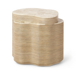 Levine Side Table, Natural, 25.75"W x 21.25"D x 22"H