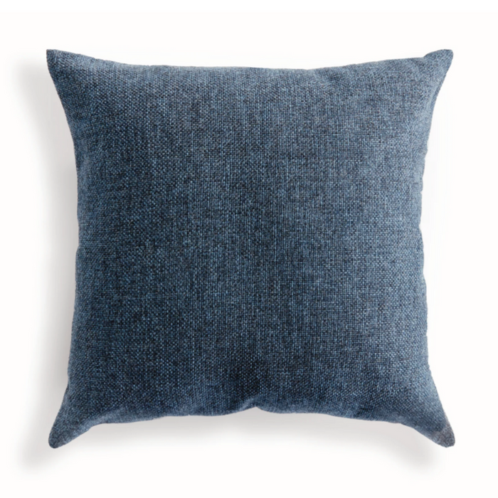 Bevin Square Indoor/Outdoor Pillow, Blue, 20" x 20"