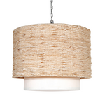 Amani Drum, 28"Dia, Bleached Abaca