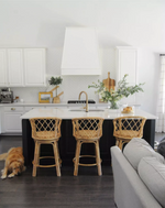 Avalon Rattan Swivel Counter Stool, Natural