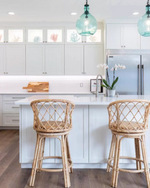 Avalon Rattan Swivel Counter Stool, Natural