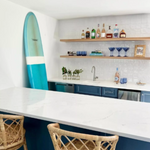 Avalon Rattan Swivel Counter Stool, Natural