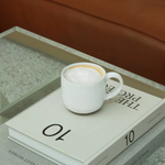 Pearl White Mugs, Set of 4