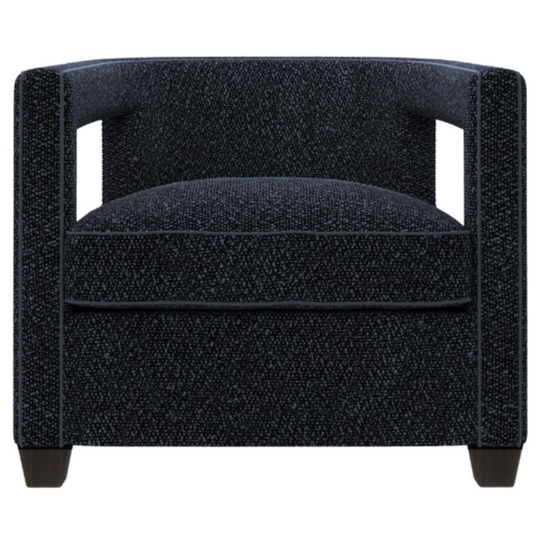 Alan Fabric Chair, Navy