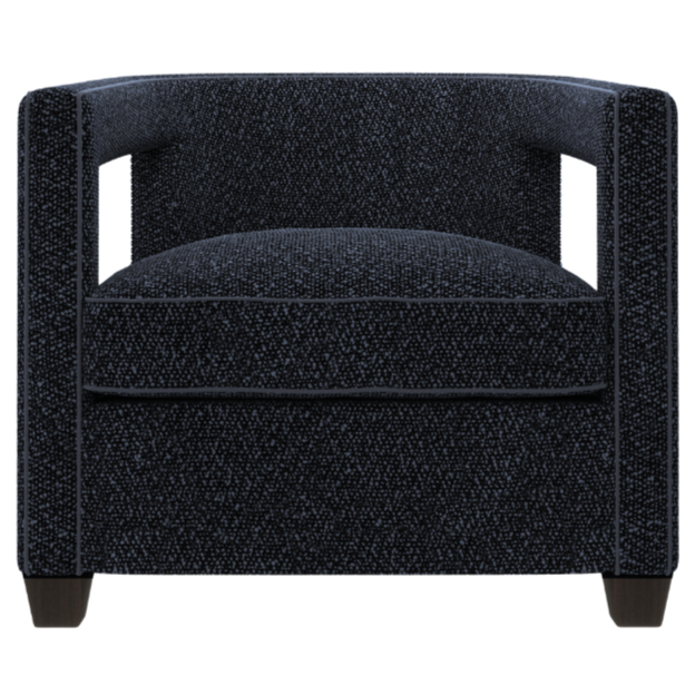 Alan Fabric Chair, Navy