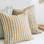 Malabar Celadon Linen Cushion 22" x 22"