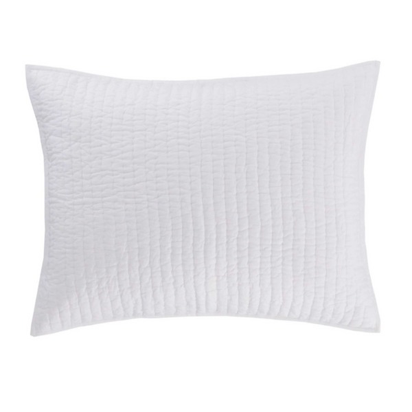 Lana Voile Quilted Collection, White