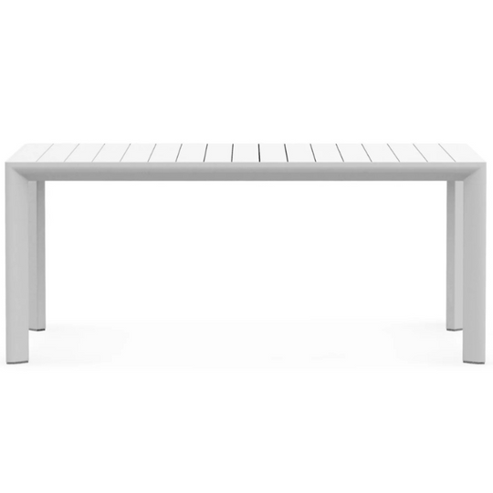 Porto 72" Dining Table, White, 72.24"W x 41.93"D