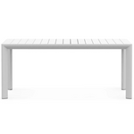 Porto 72" Dining Table, White, 72.24"W x 41.93"D