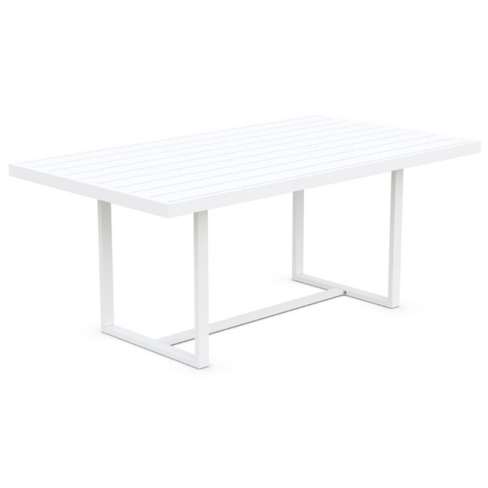 Pavia 71" Dining Table, White, 71"W x 39.4"D