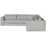 Leone Sectional, Identify Dove Performance Fabric, 138" x 138"D