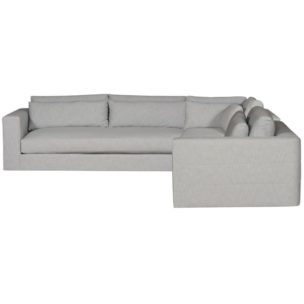 Leone Sectional, Identify Dove Performance Fabric, 138" x 138"D