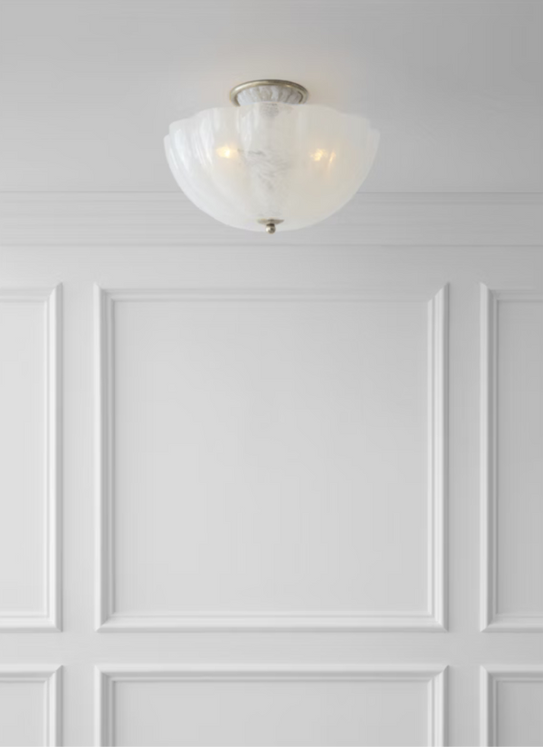 Rosehill Semi-Flush, Polished Nickel