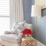 Bryant Floor Lamp, Antique Brass