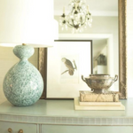 Gannet Table Lamp, Blue Lagoon, 29.25"H