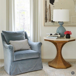 Gannet Table Lamp, Blue Lagoon, 29.25"H