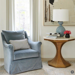 Gannet Table Lamp, Blue Lagoon, 29.25"H