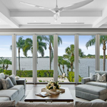 Haiku Indoor Low Profile Fan, White, 52"