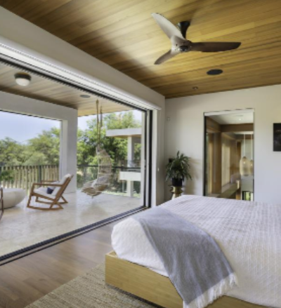 Haiku Indoor Low Profile Fan, Cocoa Bamboo, 52"