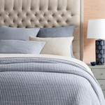 Pick Stitch Oversized Throw & Euro Sham Collection, Navy