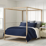 Pick Stitch Oversized Throw & Euro Sham Collection, Navy