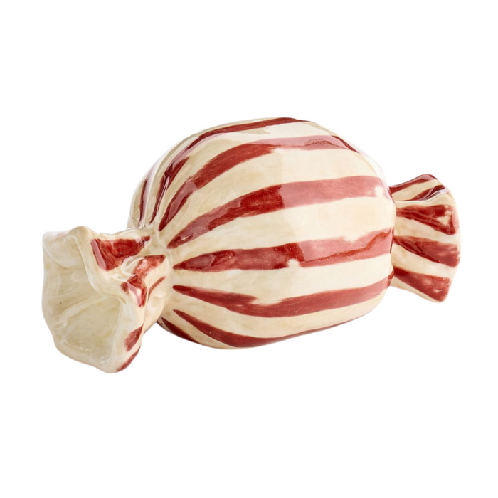 Peppermint Candy Object, 8.75"W x 4.75"D x 3.75"H