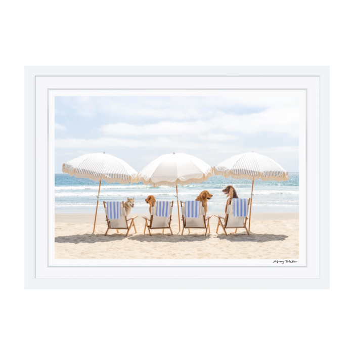 Beach Day Pups, San Diego, Mini, 10" x 13.5"