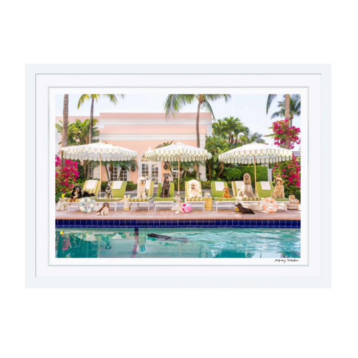 Pool Day, The Colony Hotel, Mini, 10" x 13.5"