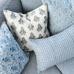 Ithaca Riviera Linen Cushion, 14" x 22"