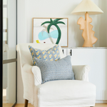 Ithaca Riviera Linen Cushion, 14" x 22"