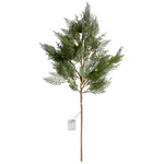 Faux Hemlock Pre-Lit Holiday Stem 40"