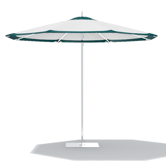 Ocean Master M1, Classic Centre Post, 9ft Octagon, Polished Aluminium/Natural/Bahama