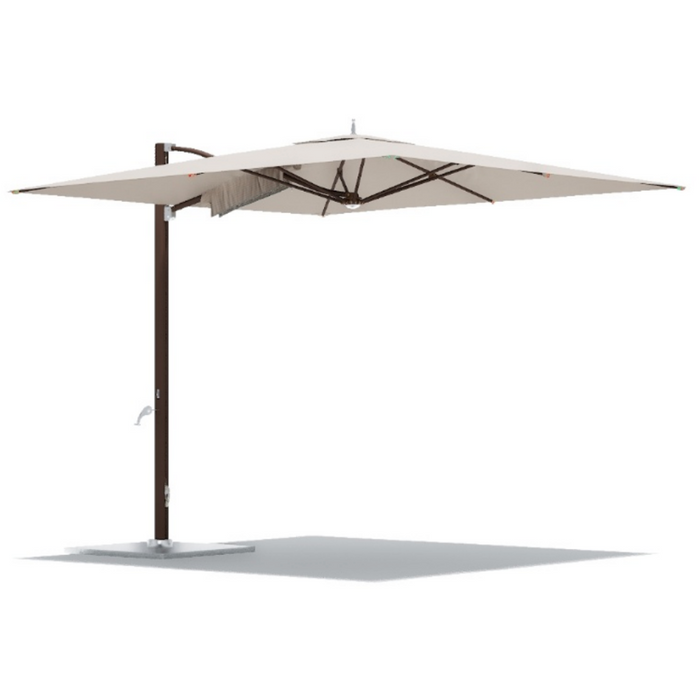 Ocean Master M1, Cantilever, 10ft Square, Espresso/Scallop