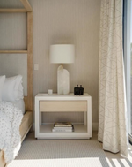 Savoye Large Table Lamp, Alabaster, 34"H