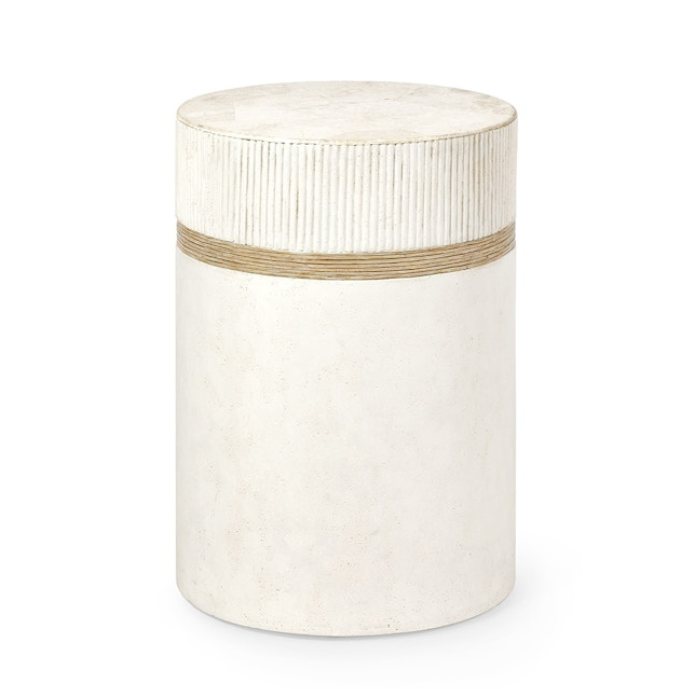 Cienaga Side Table, 13"Dia x 18.75"H