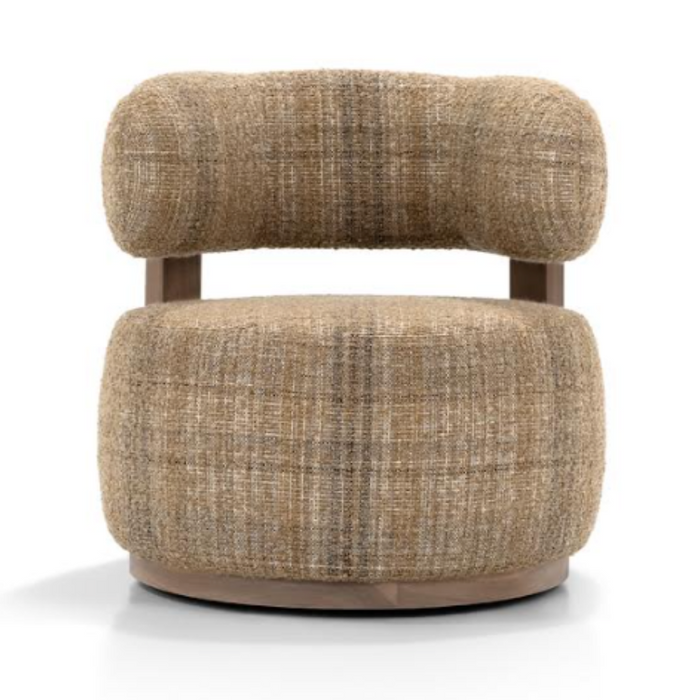 Gaston Swivel Chair, Irving Latte