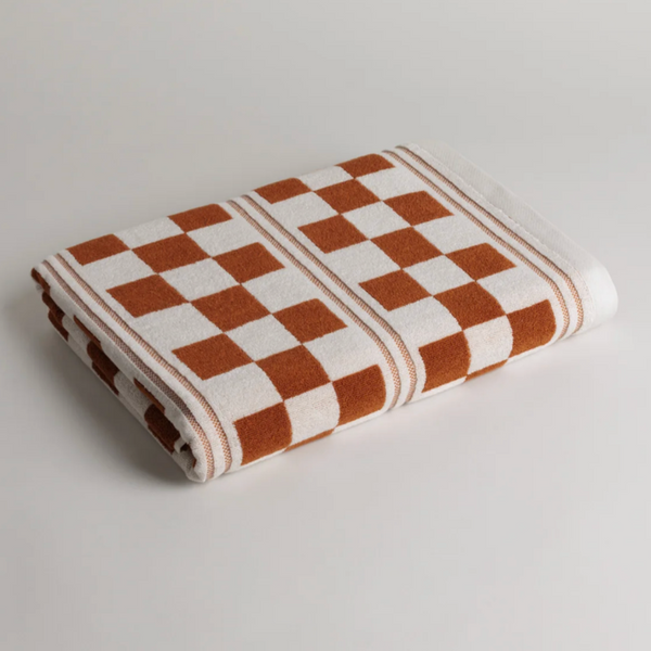 Busby Pool Towel, Fuyu & Chalk